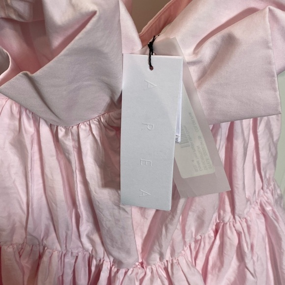 AREA Crystal Trim Poplin Mini Dress size 4 - Picture 9 of 12